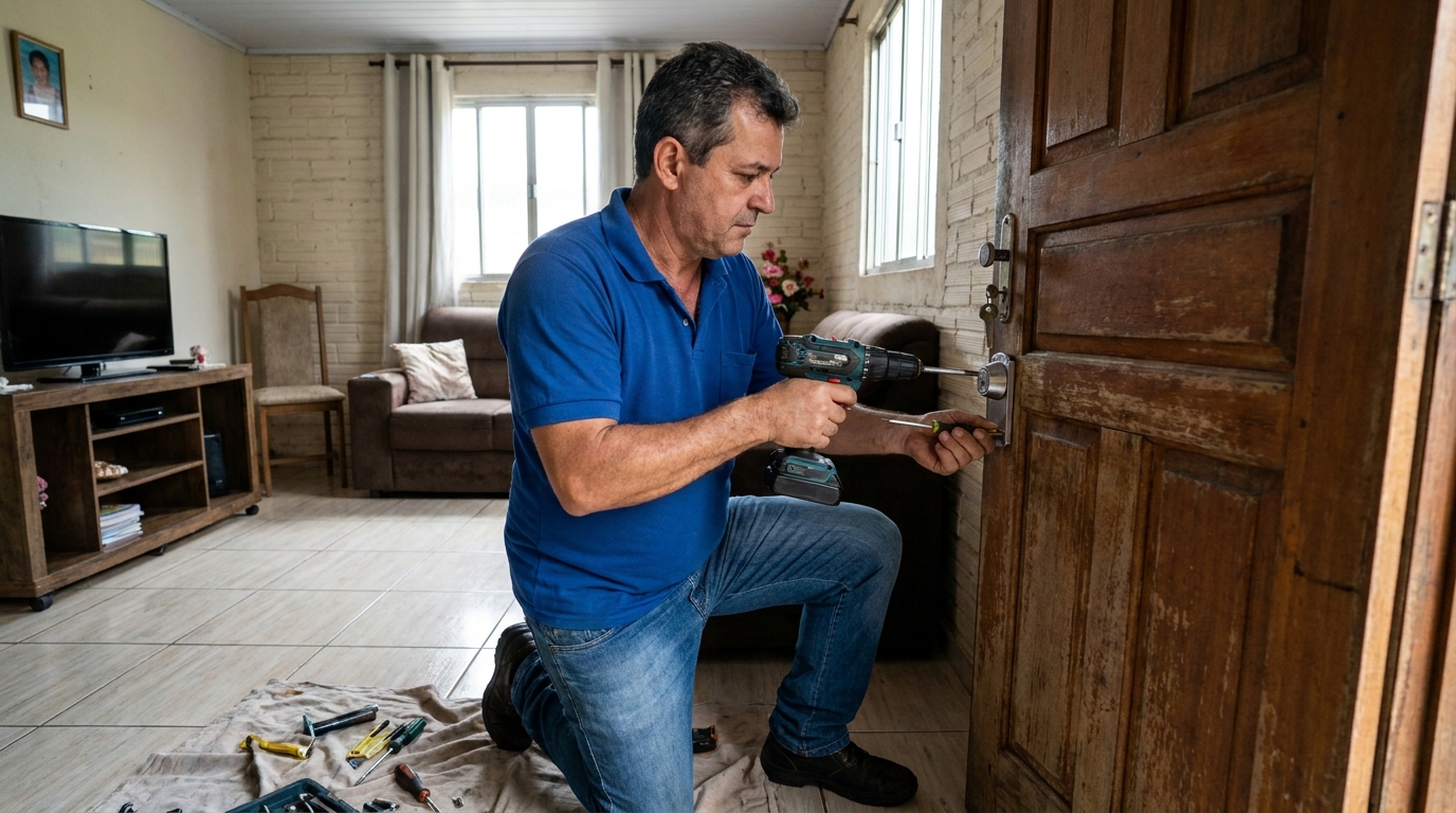 Serviço de Instalação de Fechadura Residencial em Uberlândia‑MG